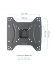 Крепёж настенный KROMAX OPTIMA-202 (Черный) 5