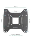 Крепёж настенный KROMAX OPTIMA-203 (Черный) 5