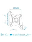 Крепёж настенный KROMAX OPTIMA-203 (Черный) 7