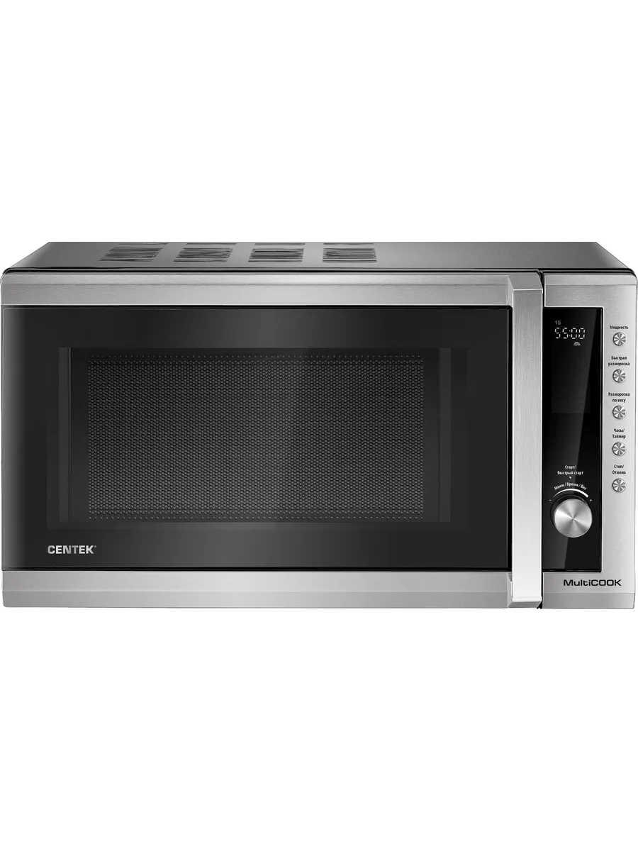 Микроволновая печь CENTEK CT-1582 (Стальная) 1 Микроволновая печь CENTEK CT-1582 (Стальная) 1