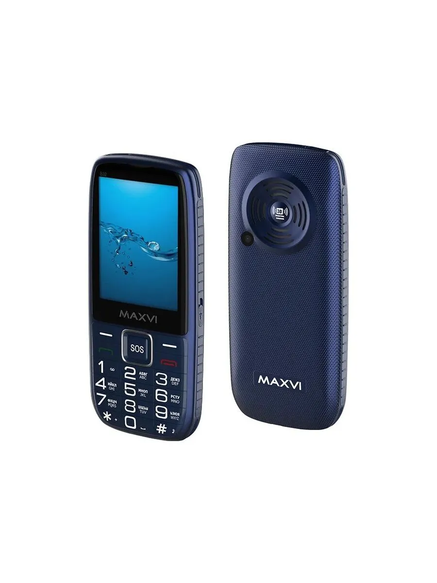Мобильный телефон MAXVI B32 (Синий) 1 Мобильный телефон MAXVI B32 (Синий) 1