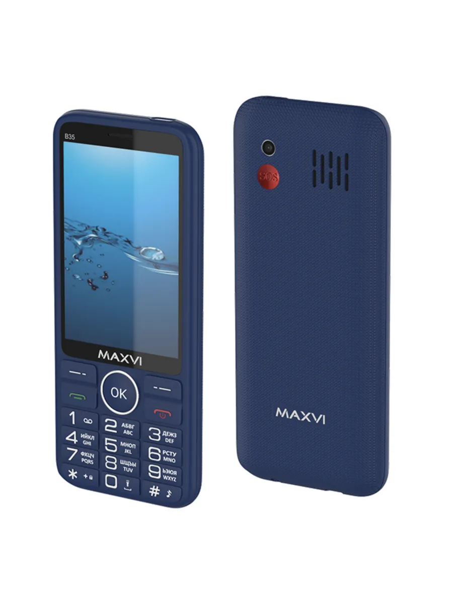 Мобильный телефон MAXVI B35 (Синий) 1 Мобильный телефон MAXVI B35 (Синий) 1