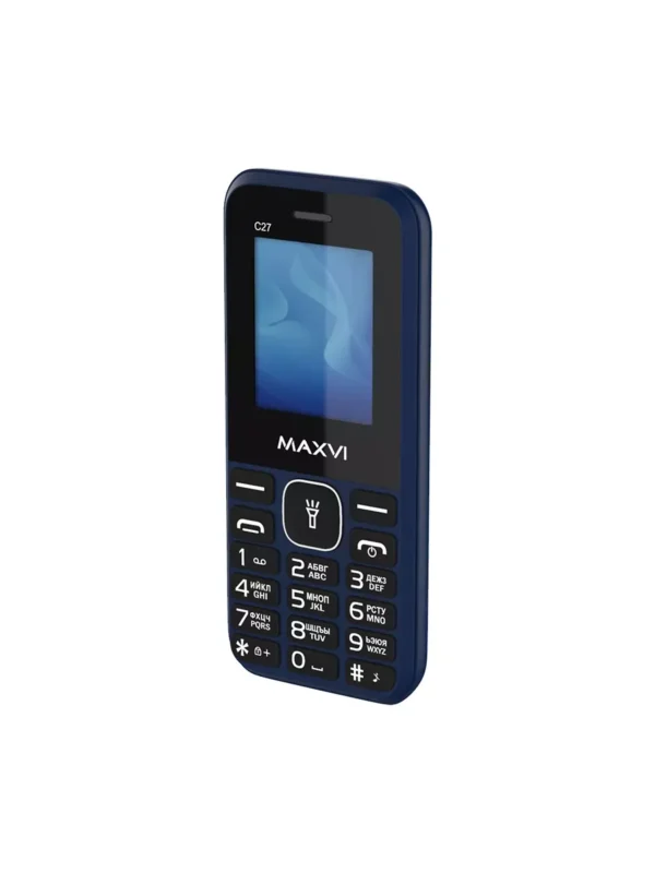 Мобильный телефон MAXVI C27 (Голубой) 1