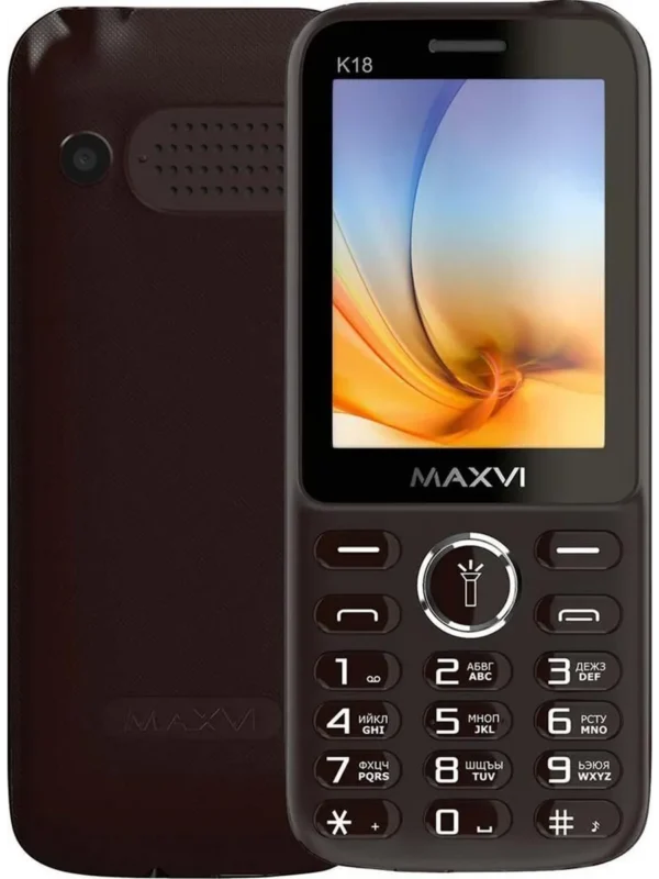Мобильный телефон MAXVI K18 (Коричневый) 1