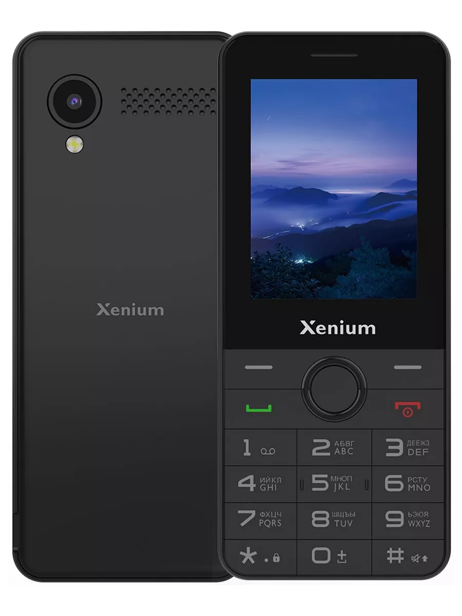 Мобильный телефон XENIUM X240 (Черный) 1 Мобильный телефон XENIUM X240 (Черный) 1