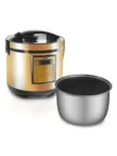 Мультиварка CENTEK CT-1495 Black Ceramic (Золото) 12