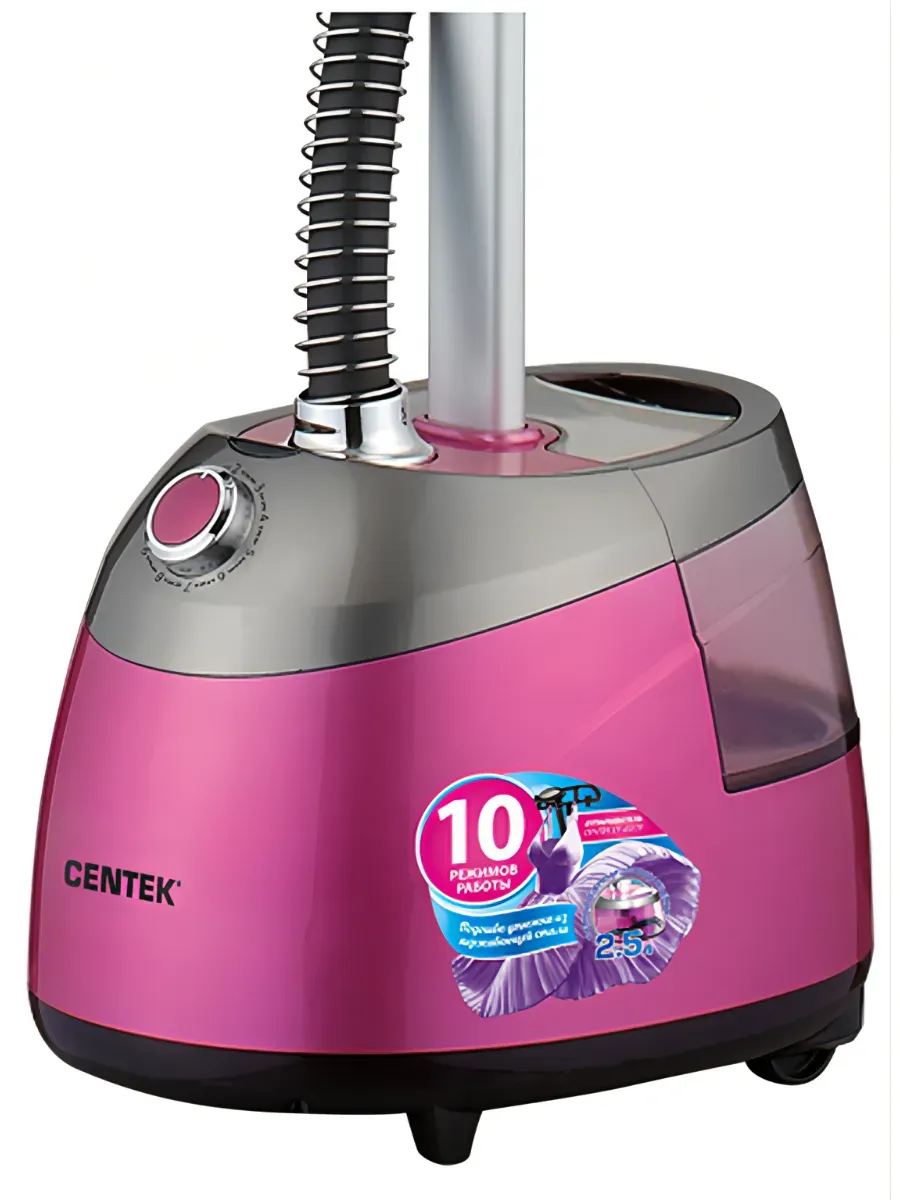 Отпариватель напольный CENTEK CT-2379 (Розовый) 1 Отпариватель напольный CENTEK CT-2379 (Розовый) 1