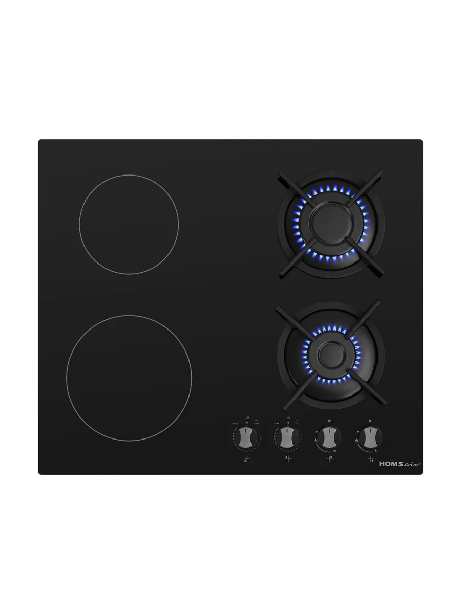 Плита комбинированная SMILE SM6GE131 (Темно-коричневая) 1 Плита комбинированная SMILE SM6GE131 (Темно-коричневая) 1