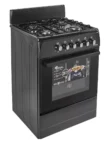 Плита комбинированная IDEAL L 110 (Черная) Econom 1