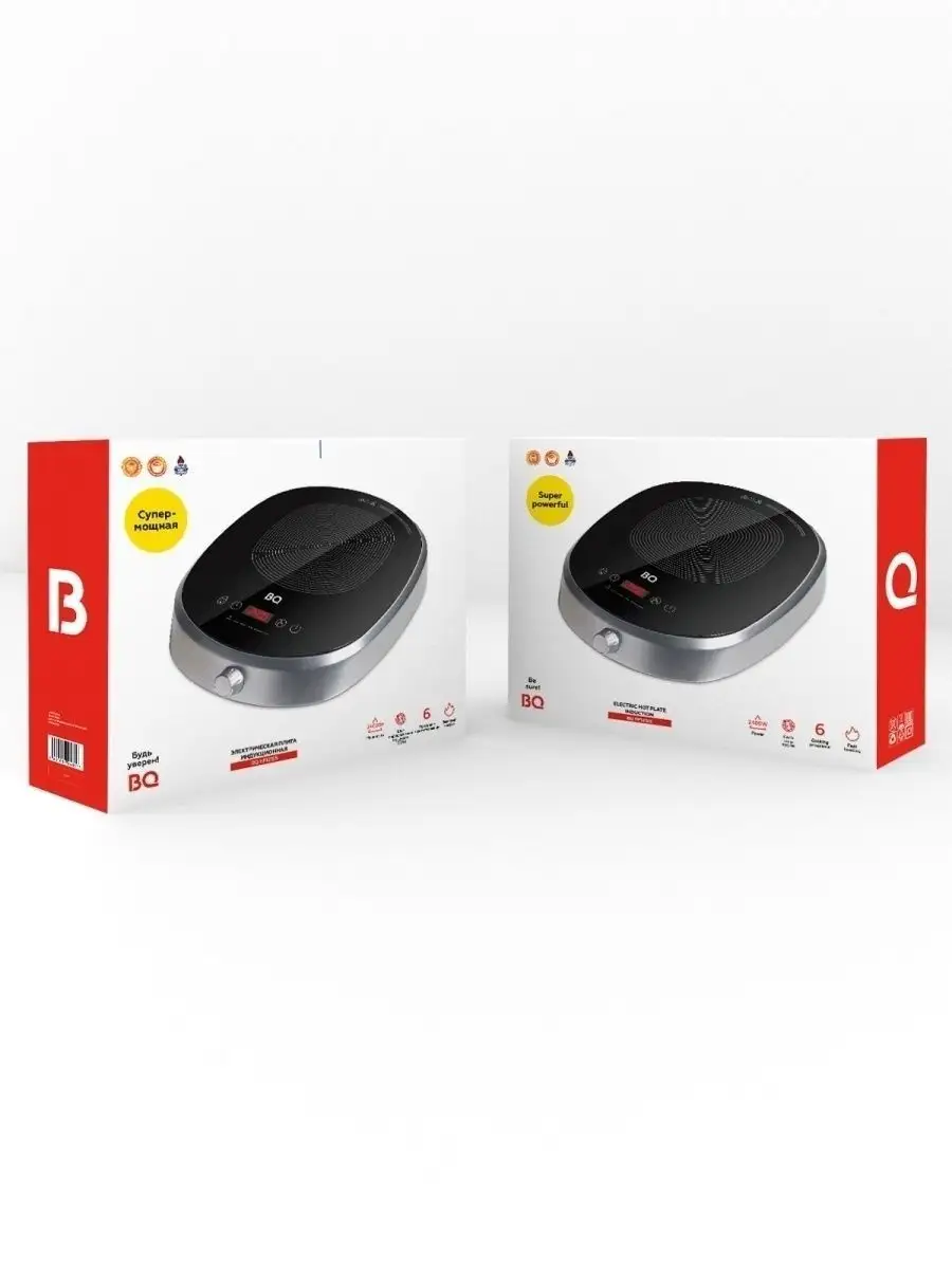Плитка индукционная BQ HP121SS (Серая) 1 Плитка индукционная BQ HP121SS (Серая) 1