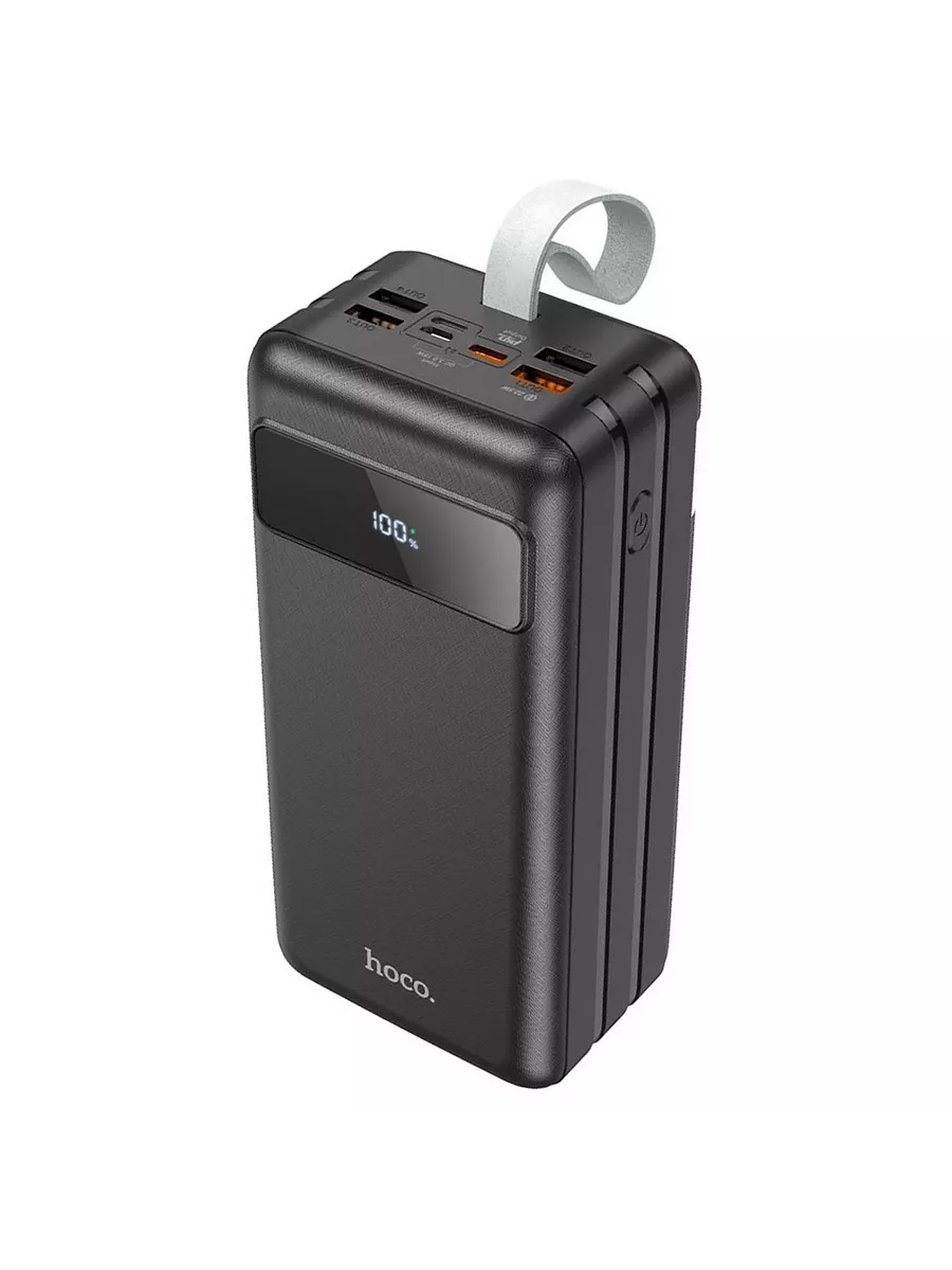 Портативный аккумулятор HOCO J86B Electric 60000mAh 4USB3.0A 22.5W PD20W+QC3.0 (Черный) 1 Портативный аккумулятор HOCO J86B Electric 60000mAh 4USB3.0A 22.5W PD20W+QC3.0 (Черный) 1