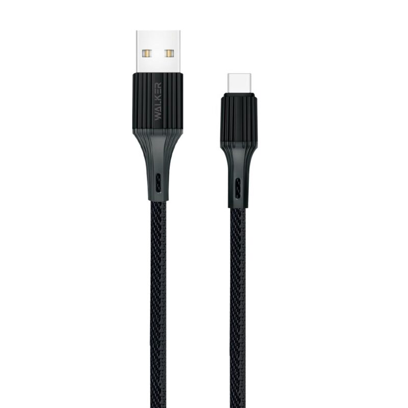 Кабель WALKER C705 USB - Type-C 3.1A (Черный) 1