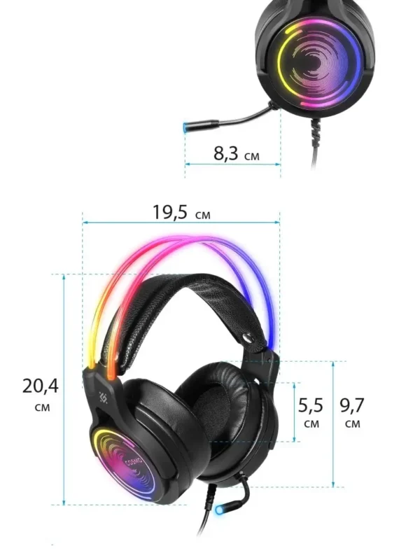 Проводная гарнитура DEFENDER Cosmo Pro (Black) 1