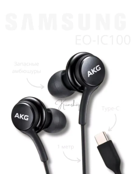 Проводная гарнитура SAMSUNG EO-IC100 USB Type-C Черный