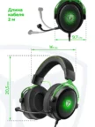 Проводная гарнитура T-LINE BackFear (Черная) 2