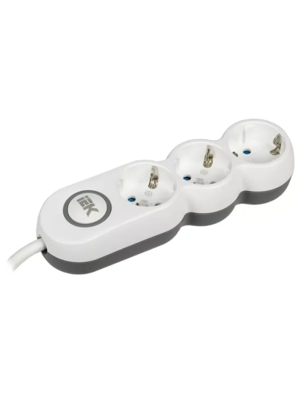 Сетевой удлиннитель UNO IEK 5гн 3м c з/к ПВС 3*1,5 2P+PE 16А/250 У05В 1