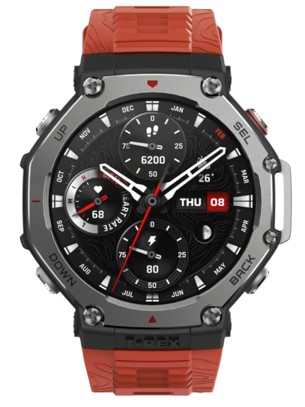 Смарт часы AMAZFIT T-Rex 3 (Lava Red) 1