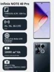 Смартфон INFINIX NOTE 40 PRO 12/256GB (Черный) 1
