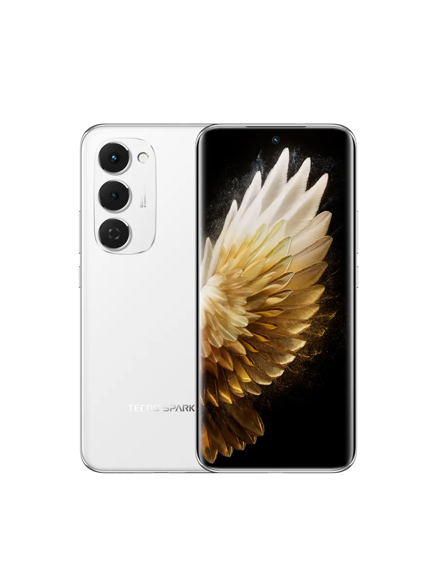 Смартфон TECNO Spark 40 Pro + 8/256GB (Aurora White) 1 Смартфон TECNO Spark 40 Pro + 8/256GB (Aurora White) 1