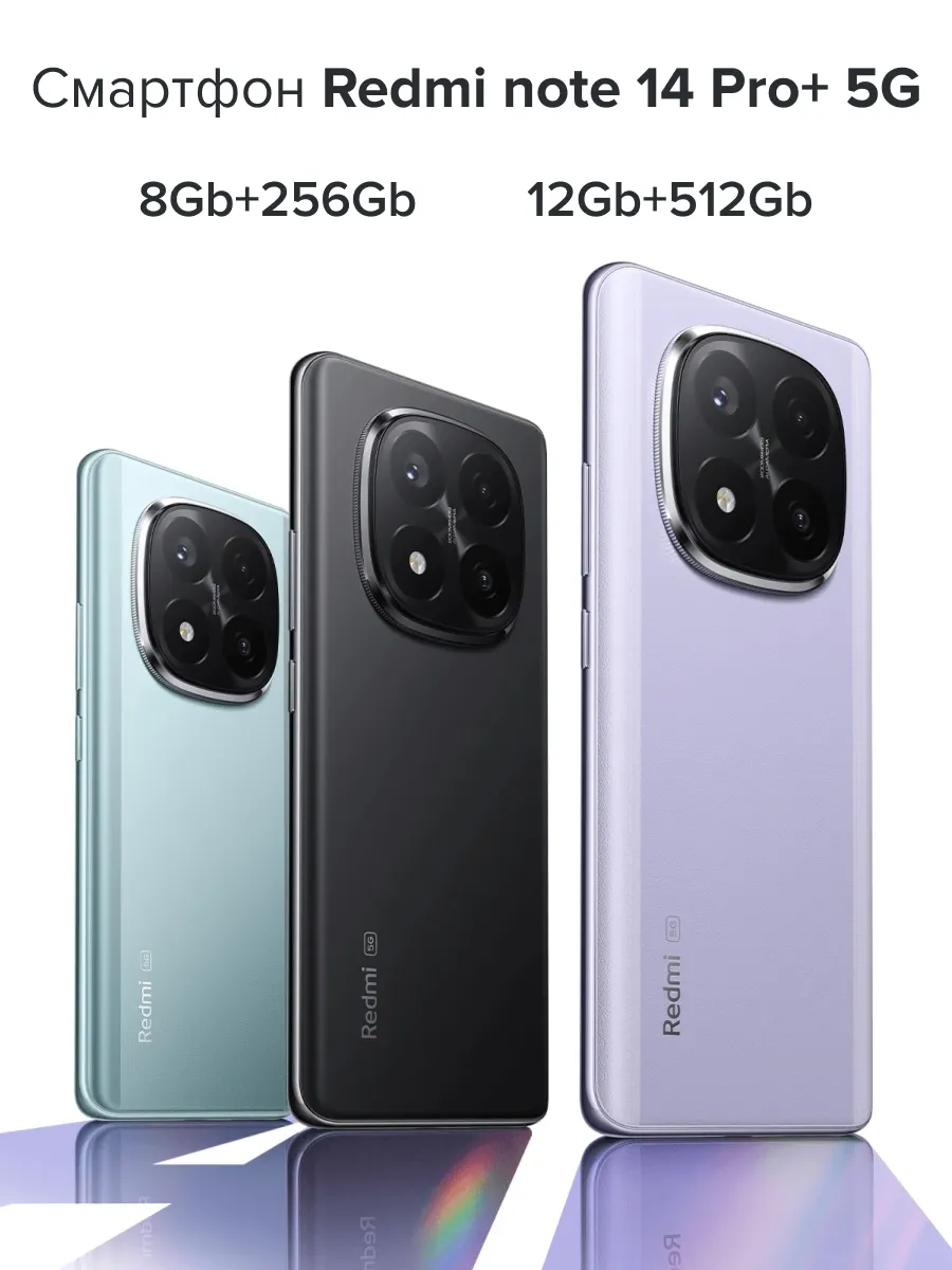 Смартфон XIAOMI Redmi Note 14 Pro+ 5G 8/256GB (Голубой) 1 Смартфон XIAOMI Redmi Note 14 Pro+ 5G 8/256GB (Голубой) 1