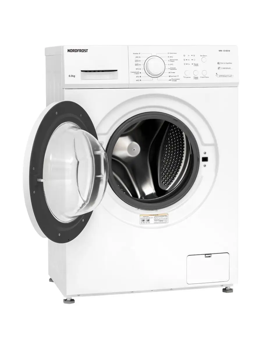 Стиральная машина NORDFROST WM 6100 W 1 Стиральная машина NORDFROST WM 6100 W 1
