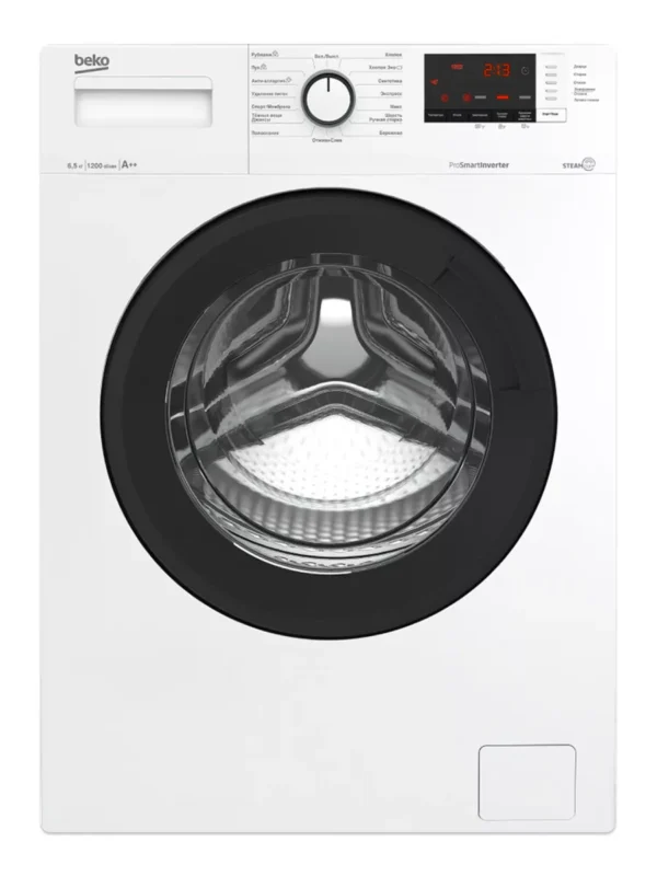 Стиральная машина SMILE SWMSW6W1200 белый/черный 1