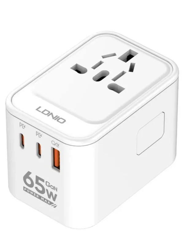 СЗУ USAMS CC265 USB + 2Type-C 67W GaN (Белый) 1