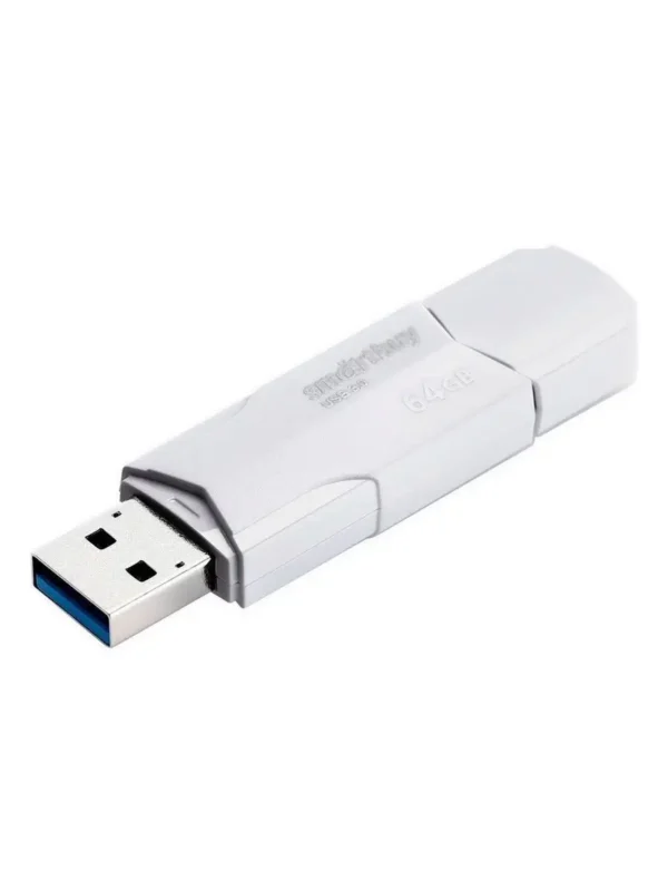 USB Флеш накопитель SMARTBUY 64GB CLUE USB 3.0 (Белый) 1