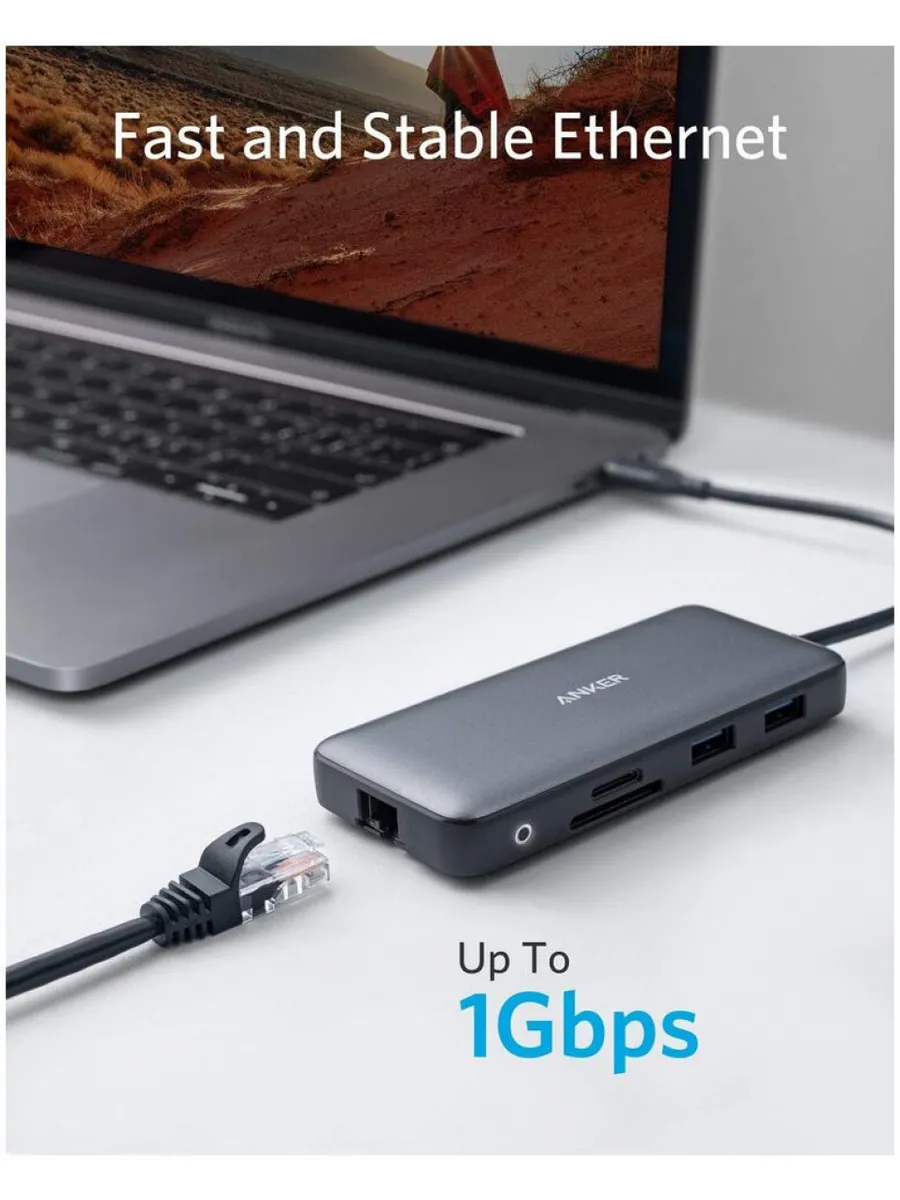 USB-разветвитель ANKER PowerExpand 3-in-1 USB-C PD Hub (Белый) 1 USB-разветвитель ANKER PowerExpand 3-in-1 USB-C PD Hub (Белый) 1