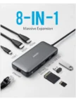 USB-разветвитель ANKER PowerExpand 3-in-1 USB-C PD Hub (Белый) 3
