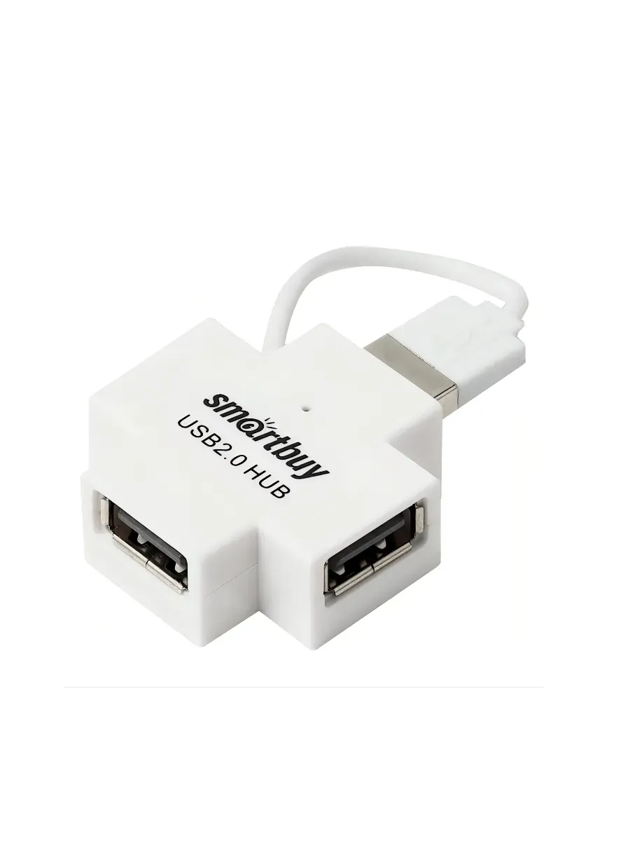 USB-разветвитель SMARTBUY USB Hub 6900, 4 порта (Белый) 1 USB-разветвитель SMARTBUY USB Hub 6900, 4 порта (Белый) 1