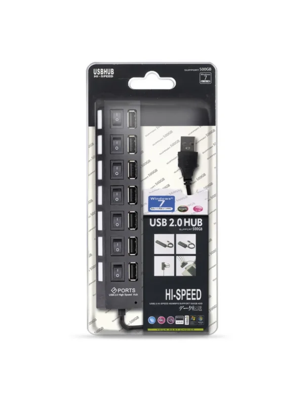 USB-разветвитель SmartBuy USB Hub SBHA-7307-B 1