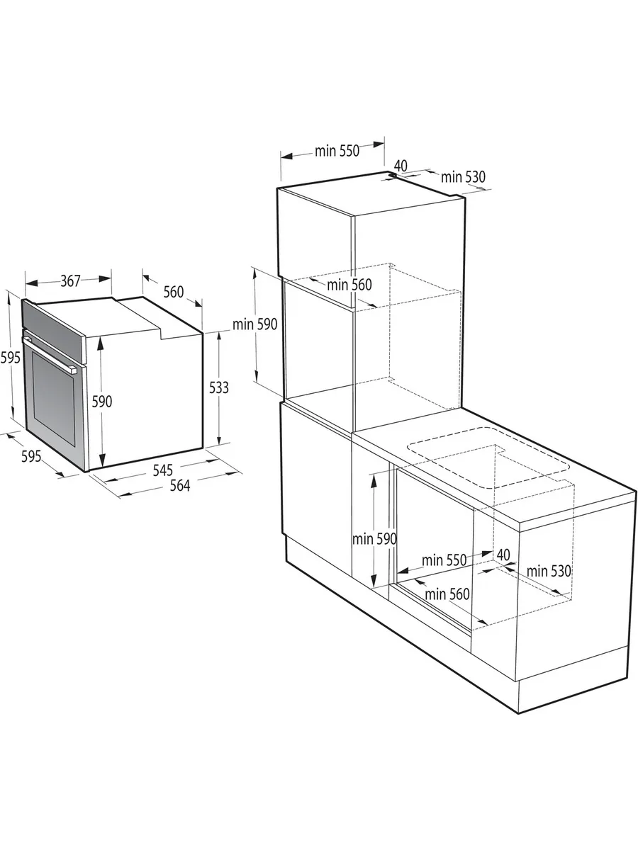 Встр. духовка GORENJE BO6735E05B (BO3CO3C02-1) 1 Встр. духовка GORENJE BO6735E05B (BO3CO3C02-1) 1