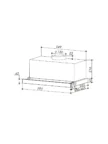 Вытяжка IL MONTE KH-SLIDING 6005 (1100) IX 10