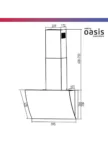 Вытяжка наклонная OASIS NG-60W 8