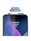 Защитное стекло BLUEO 2.5D Silk full cover (с рамкой) для Samsung S22+/S23+ 4