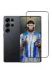 Защитное стекло BLUEO для Galaxy S25/S24 AR Anti-reflective Black (ультра-прозрачное) 3