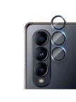 Защитное стекло BLUEO Galaxy S23/S23+, Camera lens Armor metal 3 шт. Black 2