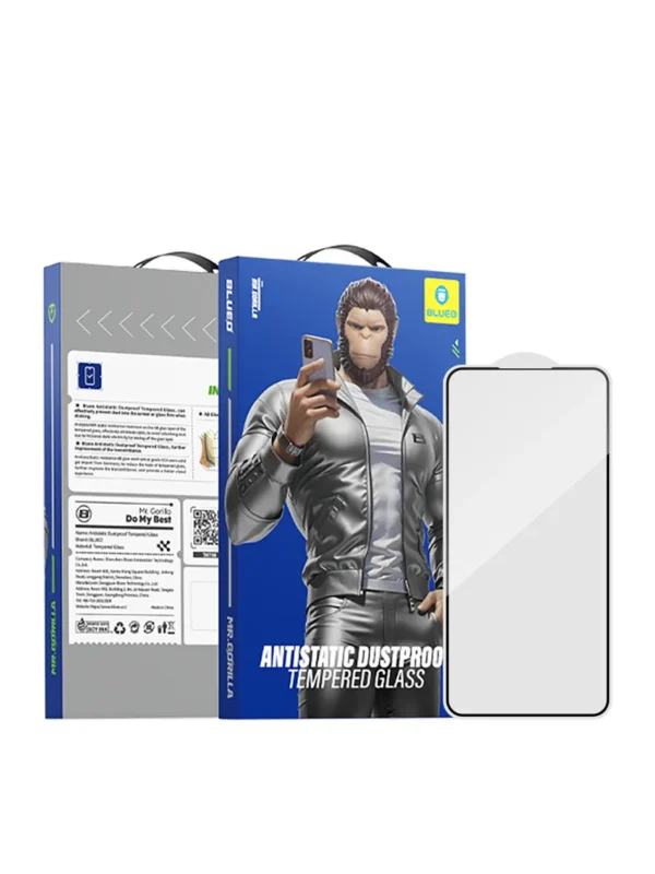 Защитное стекло BLUEO Galaxy S25 Edge, Silk Full cover Anti-Static Black 1