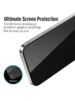 Защитное стекло BLUEO iPhone 14 Pro, Narrow border Anti-Static Black (антистатик) 3