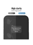Защитное стекло BLUEO iPhone 14 Pro, Narrow border Anti-Static Black (антистатик) 4