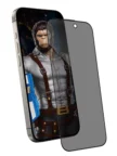 Защитное стекло BLUEO iPhone 16 Plus/15 Plus, Anti-peep Black (приватное) 3