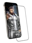 Защитное стекло BLUEO iPhone 16 Plus/15 Plus, Narrow border Anti-Static Black (антистатик) 3