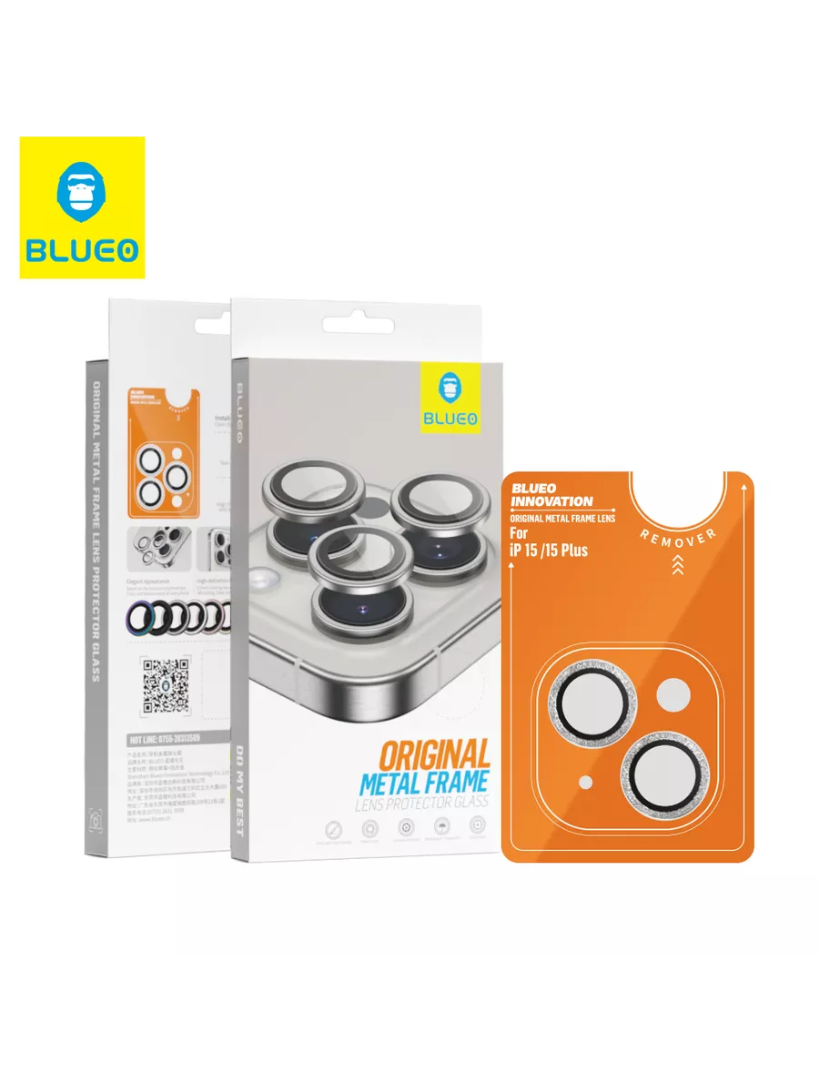 Защитное стекло BLUEO iPhone Air, Camera lens Aluminium 1 шт. Silver (+installer) 1 Защитное стекло BLUEO iPhone Air, Camera lens Aluminium 1 шт. Silver (+installer) 1