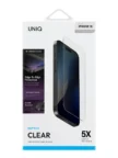Защитное стекло UNIQ iPhone 15 Pro OPTIX Matte Clear/Black (+installer) IP6.1P(2023)-MATTE 3