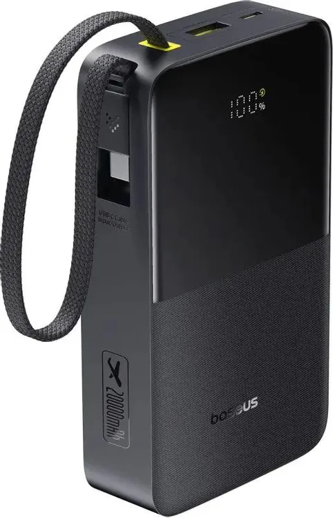 Портативный аккумулятор BASEUS EnerFill FC51 Bipow2 Pro 20000мА*ч 22.5Вт (Черный) 1