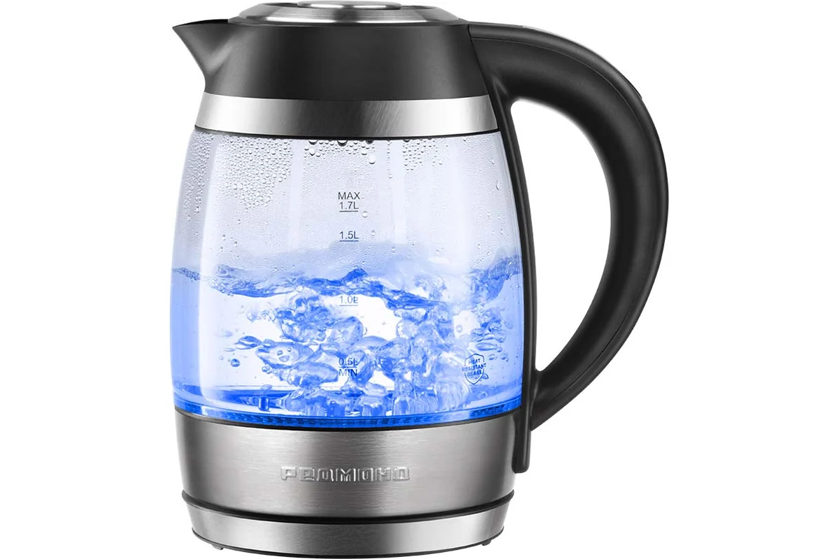 Электрочайник REDMOND KG230S (Черный/хром) 1