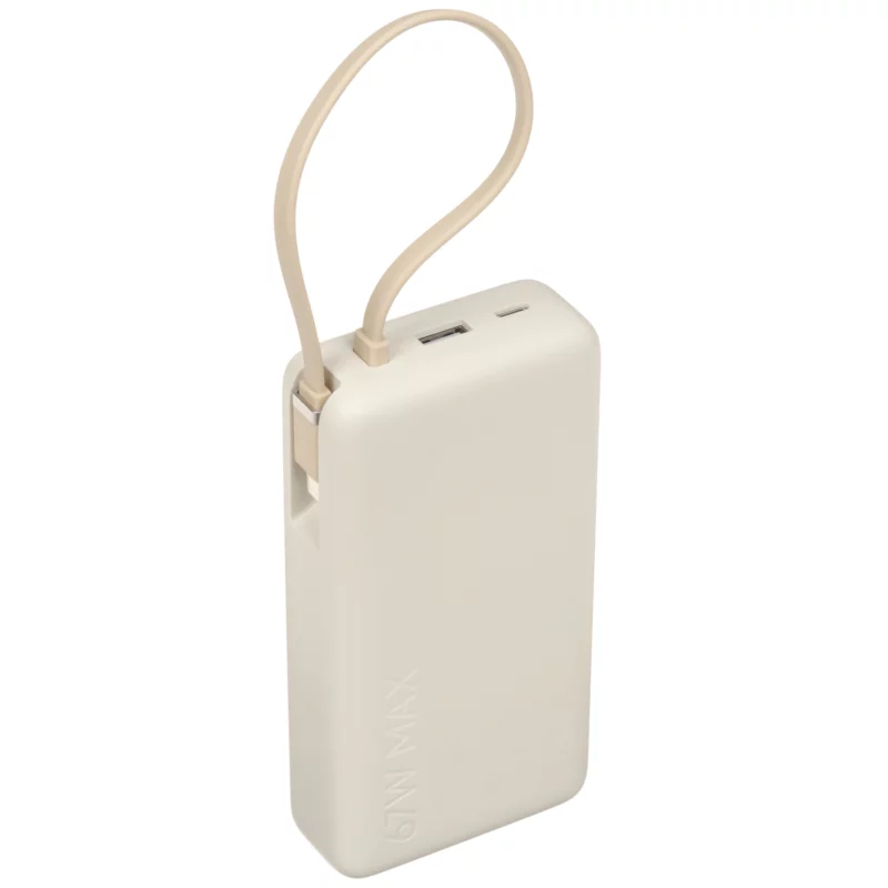 Портативный аккумулятор XIAOMI 67W 20000mAh (Integrated Cable) (Бежевый) 1