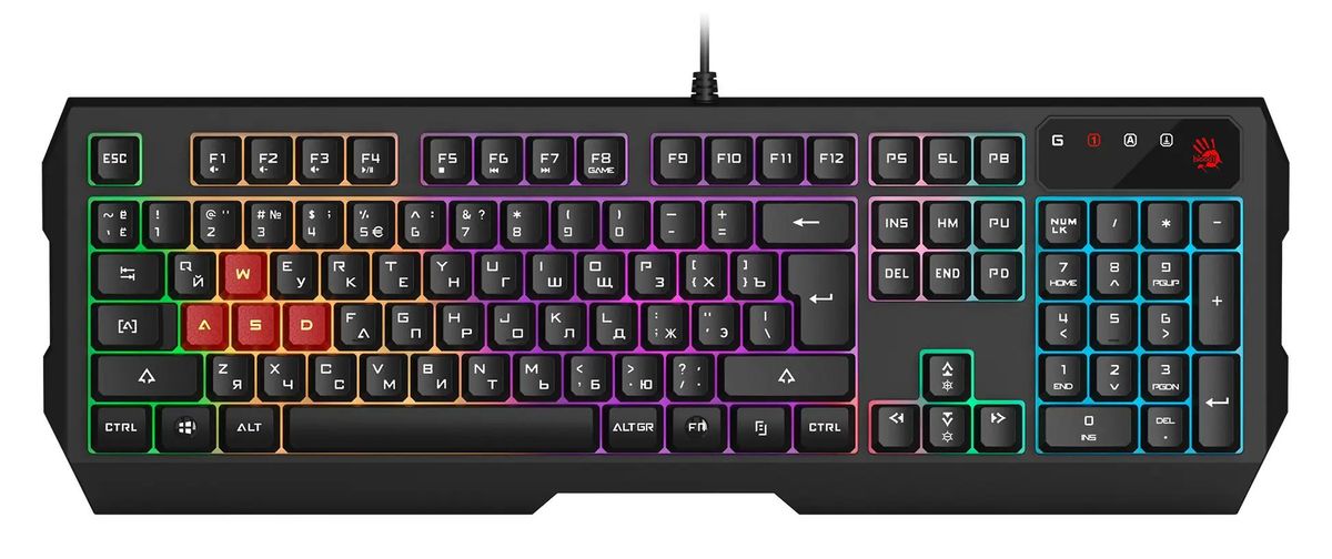 Клавиатура A4TECH Bloody B135N (Черный) 1
