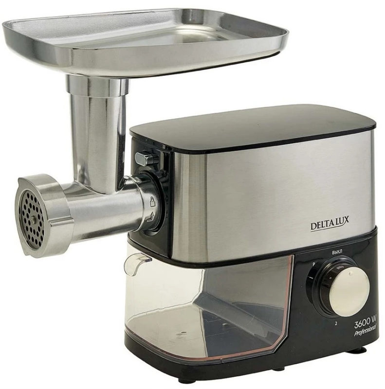 Мясорубка DELTA LUX DE-602M (Черная) 1